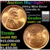 Image 1 : ***Auction Highlight*** 1919-p Lincoln Cent Mint Error 1c Graded ms67+ rd By SEGS (fc)