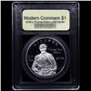Image 2 : Proof 2004-P Edison Modern Commem Dollar $1 Graded GEM++ Proof Deep Cameo By USCG
