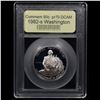 Image 2 : Proof 1982-s Washington Modern Commem Half Dollar 50c Graded GEM++ Proof Deep Cameo By USCG