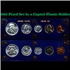 Image 1 : 1961 Proof Set In a Capitol Plastic Holder