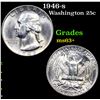Image 1 : 1946-s Washington Quarter 25c Grades Select+ Unc