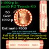 Image 1 : Shotgun Lincoln 1c roll, 1992-p 50 pcs pennies Wrapper