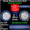 Image 1 : Buffalo Nickel Shotgun Roll in Old Bank Style 'Bell Telephone'  Wrapper 1925 &d Mint Ends