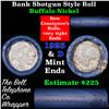Image 1 : Buffalo Nickel Shotgun Roll in Old Bank Style 'Bell Telephone'  Wrapper 1923 & d Mint Ends