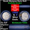 Image 1 : Buffalo Nickel Shotgun Roll in Old Bank Style 'Bell Telephone'  Wrapper 1926 & s Mint Ends