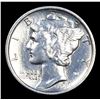 Image 2 : 1917-s Mercury Dime 10c Grades Unc Details