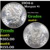 Image 1 : 1904-o Morgan Dollar $1 Grades Choice+ Unc