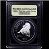Image 2 : Proof 1995-s Civil War Modern Commem Dollar $1 Graded GEM++ Proof Deep Cameo By USCG