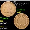Image 1 : 1857 Flying Eagle Cent 1c Grades vg+