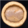 Image 2 : Mixed small cents 1c orig shotgun roll, 1916-d Wheat Cent, 1900 Indian Cent other end, brinks Wrapp