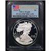 Image 2 : Proof PCGS 2010-w Silver Eagle Dollar First Strike $1 Graded pr70 DCAM By PCGS