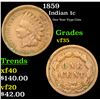 Image 1 : 1859 Indian Cent 1c Grades vf++
