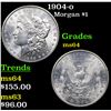 Image 1 : 1904-o Morgan Dollar $1 Grades Choice Unc