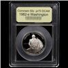 Image 2 : Proof 1982-s Washington Modern Commem Half Dollar 50c Graded GEM++ Proof Deep Cameo By USCG