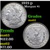 Image 1 : 1921-p Morgan Dollar $1 Grades Select Unc