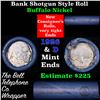 Image 1 : Buffalo Nickel Shotgun Roll in Old Bank Style 'Bell Telephone'  Wrapper 1926 & d Mint Ends