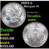 Image 1 : 1883-o Morgan Dollar $1 Grades Choice+ Unc