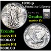 Image 1 : 1930-p Standing Liberty Quarter 25c Graded ms64+ fh By SEGS
