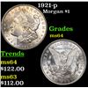 Image 1 : 1921-p Morgan Dollar $1 Grades Choice Unc