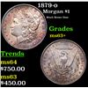 Image 1 : 1879-o Morgan Dollar $1 Grades Select+ Unc