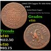 Image 1 : (1863) US Copper Civil War Token Fr-202/434a 1c Grades vf++