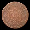 Image 2 : (1863) US Copper Civil War Token Fr-202/434a 1c Grades vf++