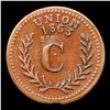 Image 2 : 1863 Union Civil War Token Fr-RI-700-C-3a 1c Grades Choice AU
