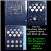 Partial Standing Liberty Quarter Book 1917-1930 18 coins