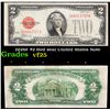Image 1 : 1928F $2 Red seal United States Note Grades vf+