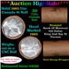 Image 1 : Full Roll of Silver 1965 Canadian Dollar with Queen Elizabeth II, 20 Coins in total.
