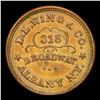 Image 2 : (1863) Union Flour Civil War Token Fr-NY-010-H-1a 1c Grades Select Unc BN
