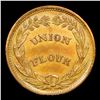Image 3 : (1863) Union Flour Civil War Token Fr-NY-010-H-1a 1c Grades Select Unc BN
