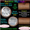 Image 1 : Full Roll of Silver 1966 Canadian Dollar with Queen Elizabeth II, 20 Coins in total.