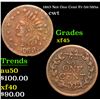Image 1 : 1863 Not One Cent Civil War Token Fr-59/385a 1c Grades xf+