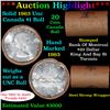 Image 1 : Full Roll of Silver 1963 Canadian Dollar with Queen Elizabeth II, 20 Coins in total.