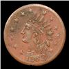 Image 2 : 1863 Not One Cent Civil War Token Fr-385/59a 1c Grades xf+
