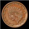 Image 2 : 1863 Crossed Cannons Civil War Token Fr-82/352Aa 1c Grades Select Unc BN