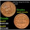 Image 1 : 1864 Our Army Civil War Token Fr-47/332a 1c Grades Unc Details