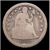 Image 2 : 1852-p Seated Liberty Dime 10c Grades vg+