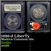 Image 1 : 1986-d LiberTy Modern Commem Half Dollar 50c Graded ms69 By USCG