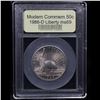Image 2 : 1986-d LiberTy Modern Commem Half Dollar 50c Graded ms69 By USCG