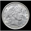 Image 2 : 1892-p Barber Quarter 25c Grades Choice Unc