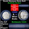 Image 1 : Buffalo Nickel Shotgun Roll in Old Bank Style 'Bell Telephone'  Wrapper 1925 & s Mint Ends