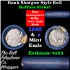 Image 1 : Buffalo Nickel Shotgun Roll in Old Bank Style 'Bell Telephone'  Wrapper 1923 & s Mint Ends