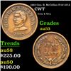 Image 1 : 1863 Geo. B. McCellan Civil War Token F-141/307A 1c Grades Select AU
