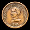Image 2 : 1863 Geo. B. McCellan Civil War Token F-141/307A 1c Grades Select AU
