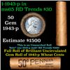 Image 1 : Shotgun Lincoln 1c roll, 1943-p 50 pcs Brandt Wrapper
