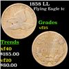 Image 1 : 1858 LL Flying Eagle Cent 1c Grades vf+