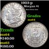 Image 1 : 1903-p Morgan Dollar $1 Grades Choice Unc