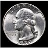 Image 2 : 1937-p Washington Quarter 25c Grades GEM++ Unc